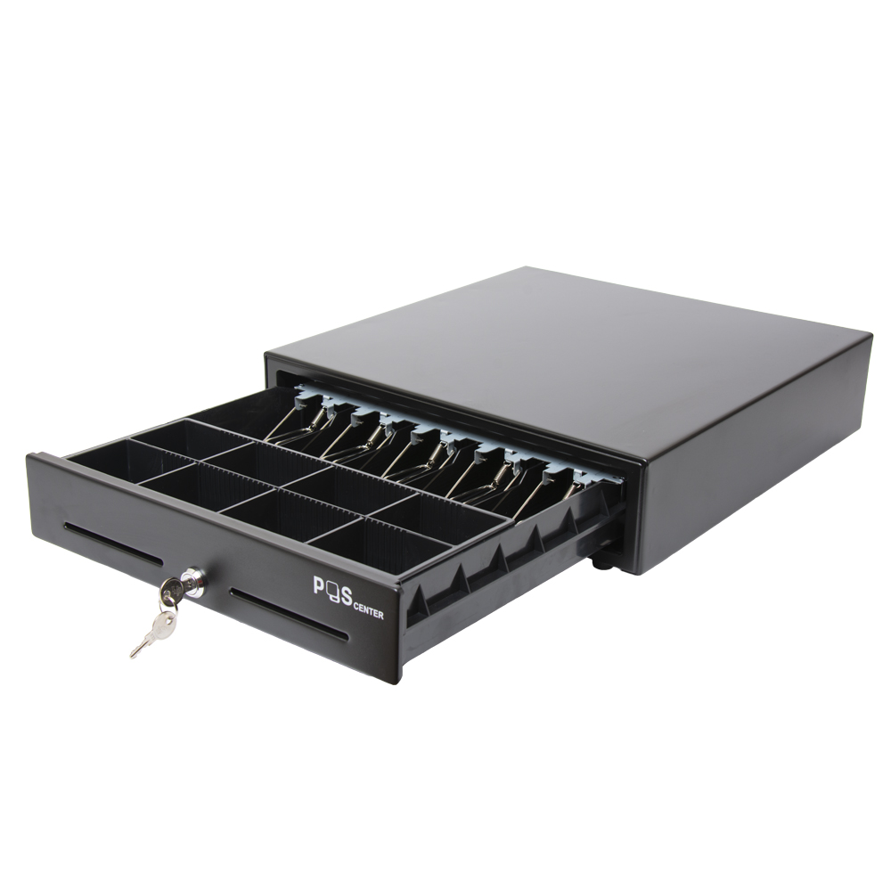 Денежный ящик POScenter 16K5 410x420x100 распайка для "ШТРИХ-М", черный Денежный ящик POScenter 16K5 410x420x100 распайка для "ШТРИХ-М", черный